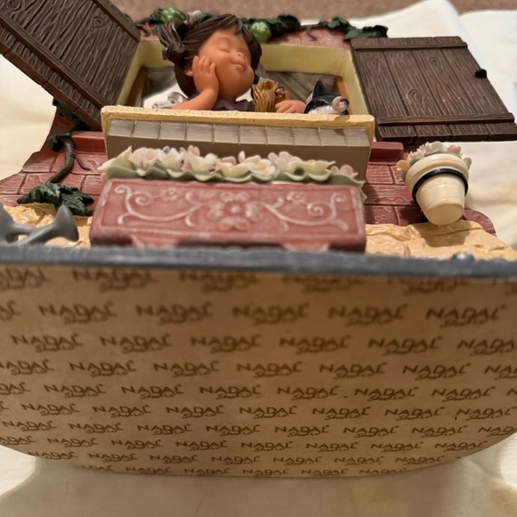 Nadal Studios A’LARCON Limiteded 197/5000 Porcelain Scene Girl in Window - Picture 10 of 13